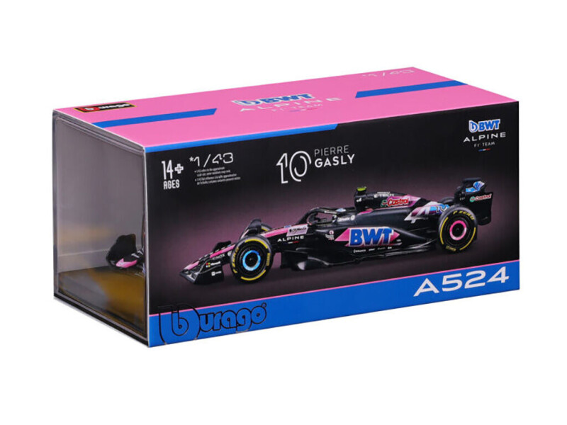Bburago BWT Alpine A524 1:43 (2024) #10 Pierre Gasly 